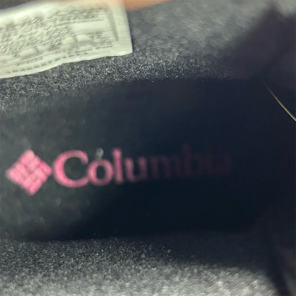 Columbia Powderbug Snowlite Girls Winter Snow Boots Pink Waterproof **Size 7**